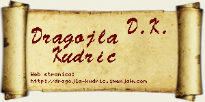 Dragojla Kudrić vizit kartica